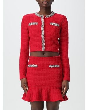Self-Portrait Cardigan - Rosso