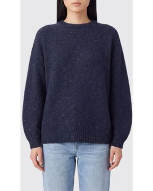 Fabiana Filippi Pullover Mit Abstraktem Muster Aus Wollmischung - Blau