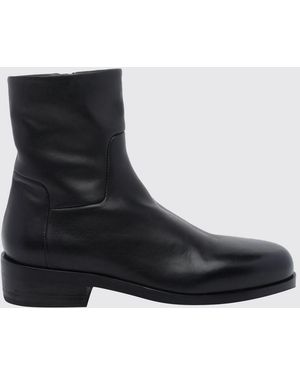 Marsèll Gnocco Stiefeletten Aus Genarbtem Leder Mit Seitlichem Reißverschluss - Schwarz