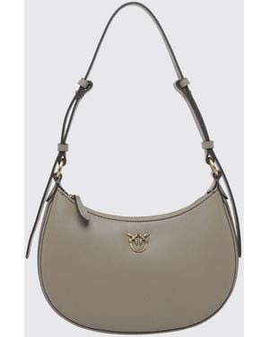 Pinko Borsa A Spalla Love Bag Half Moon Simply - Grigio
