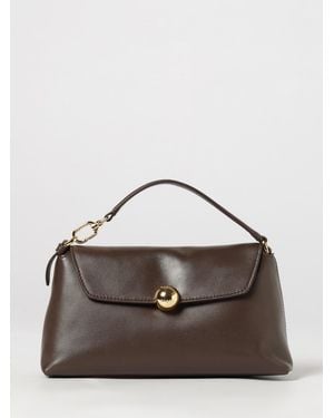 Furla Sfera Small Smooth Leather Handbag With Removable Strap - Brown