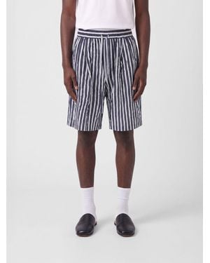 Dolce & Gabbana Dolce &Amp Gabbana Viscose And Silk Blend Shorts With Drawstring Waist - Multicolour