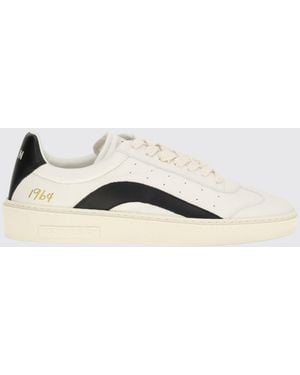 DSquared² Rider Leather Trainers - Natural