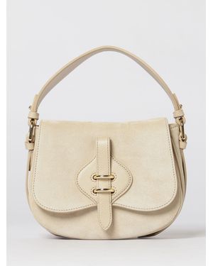 Coccinelle Mavery Small Suede Bag - Natural