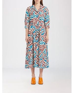 Marni Abito Chemisier Midi - Blu