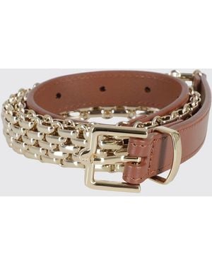 Weekend by Maxmara Ledergürtel Mit Metalleinsätzen - Braun