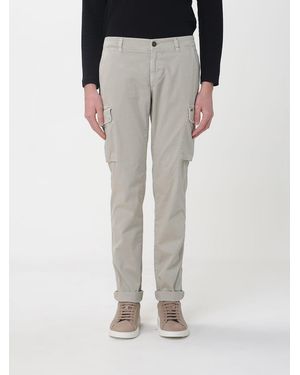 Mason's Stretch Cotton Cargo Pants - Gray