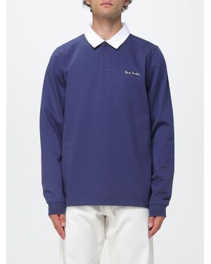 Paul Smith Polo A Maniche Lunghe - Blu