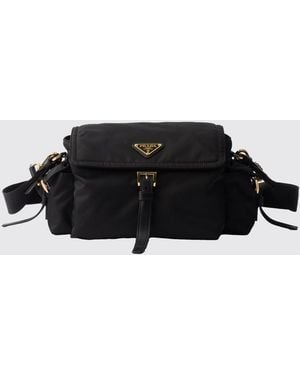 Prada Borsa A Spalla Donna - Nero