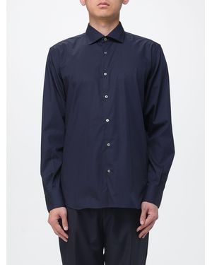 Brooksfield Classic Cotton Poplin Shirt - Blue