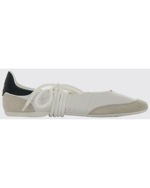 Patrizia Pepe Bailarinas Dancing Skin De Piel - Blanco