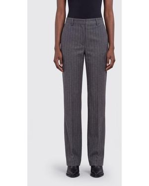 PT Torino Pinstriped Skinny Trousers - Blue