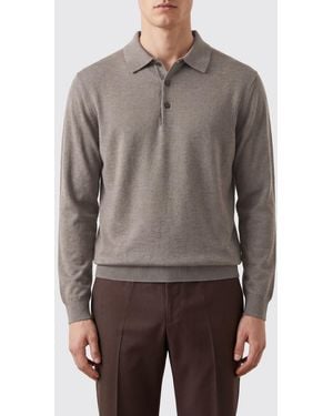 Diana Studio Knitted Polo Shirt - Grey