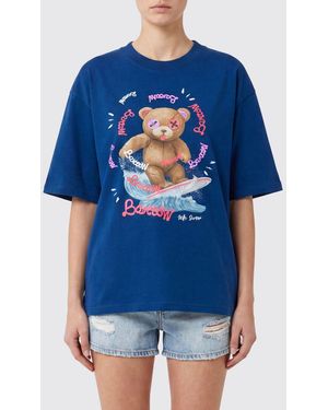 Barrow Cotton T-Shirt With Graphic Print - Blue