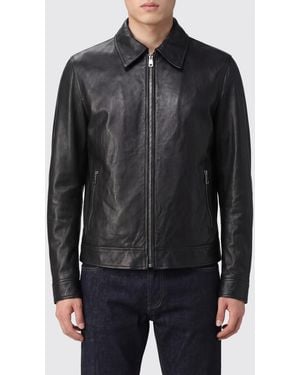 Dolce & Gabbana Dolce &Amp Gabbana Lambskin Leather Jacket With Slim Fit - Black