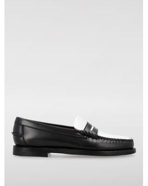 Sebago Classic Dan Bicolour Leather Loafers - White