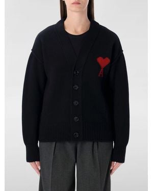 Ami Paris Strickjacke Herren - Schwarz