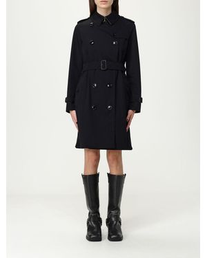 Burberry Heritage Kensington Trench Coat - Blue