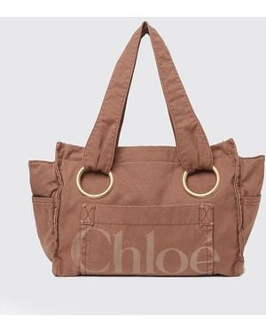 Chloé Borsa Plage - Marrone
