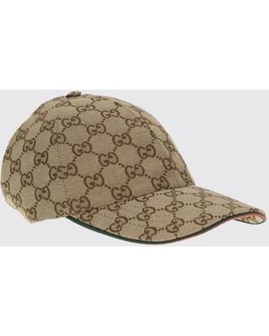 Gucci Gg Cotton Baseball Cap - Brown