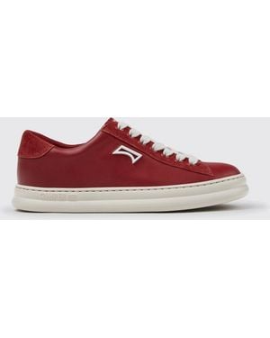Camper Runner Smooth Leather Trainers With Xl Extralight Sole - Red