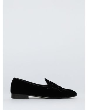 Edhen Milano Brera Velvet Monk Strap Edhén Milano - White
