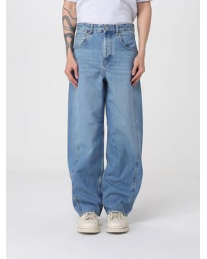 Jacquemus Cotton Denim Baggy Jeans - Blue
