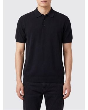 Kangra Knit Polo Shirt - Black