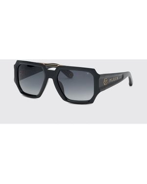 Philipp Plein Brave Acetate Sunglasses - Grey