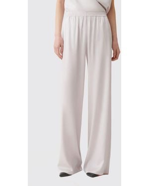 Fabiana Filippi High-Waisted Wide-Leg Palazzo Trousers With Elastic Waistband - Pink