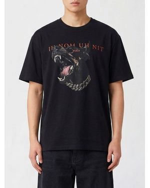 ih nom uh nit Printed Cotton T-Shirt - Black