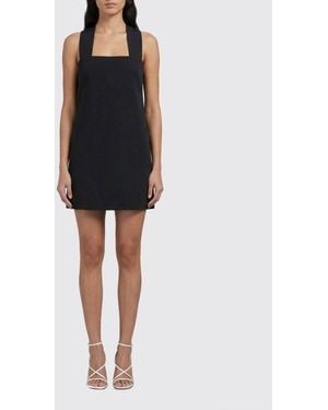 KHAITE Silk Mini Dress - Black
