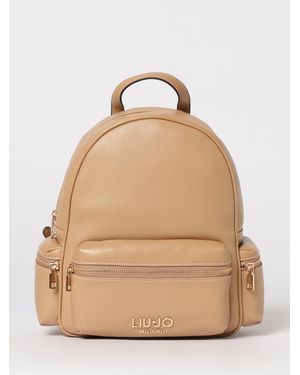 Liu Jo Faux Leather Backpack - Natural