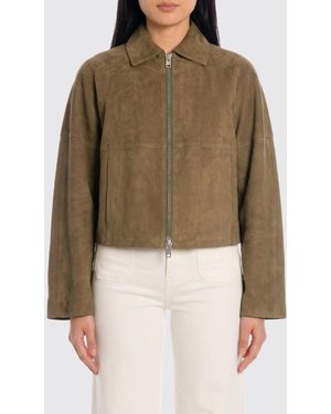 Filippa K Suede Leather Jacket - Natural