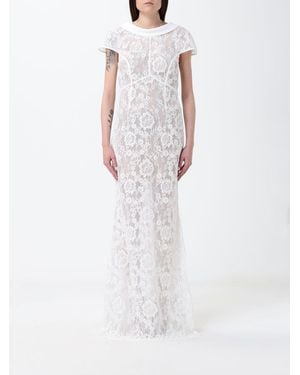 Self-Portrait Dress - White