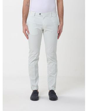 Mason's Cotton Stretch Chino Trousers - White