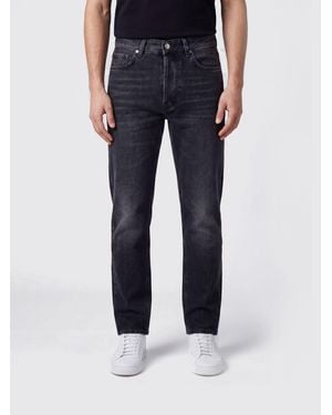 Haikure Jeans Rectos De Denim De Algodón - Azul
