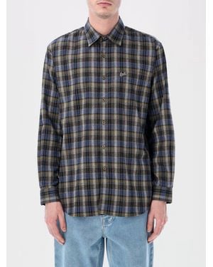 ERL Check Cotton Blend Shirt - Grey