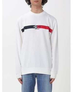Tommy Hilfiger Relaxed Cotton Sweatshirt With Logo - White