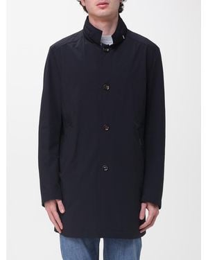 Moorer Hektor-Kn Raincoat - Blue