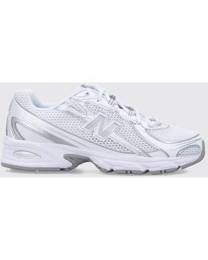 New Balance 740 Mesh And Synthetic Leather Trainers With Abzorb Midsole - White