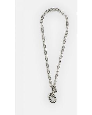 Rabanne Xl Link Aluminum Necklace - White
