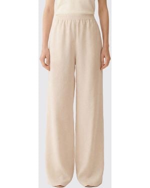 Fabiana Filippi Linen Palazzo Trousers - Natural
