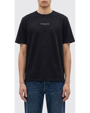 Maison Kitsuné Maison KitsunÉ Cotton T-Shirt With Mini Logo - Black