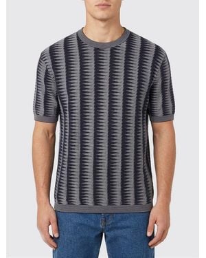 Emporio Armani Cotton Crew Neck Jumper - Blue
