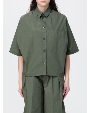 Barena Stretch Cotton Shirt - Green