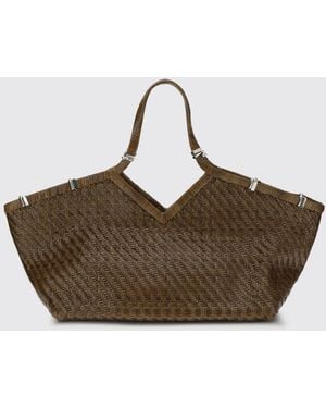 Benedetta Bruzziches Usha Woven Leather Bag - Brown