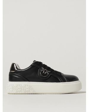 Pinko Yoko 06 Leather Sneakers - Black