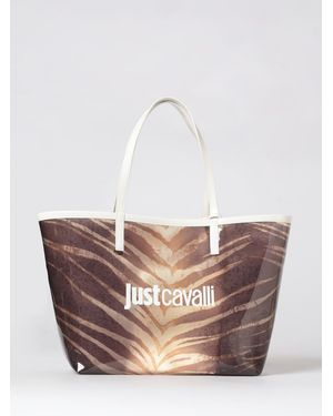 Just Cavalli Animal Print Pvc Bag - White