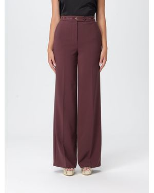 Elisabetta Franchi Pantalon Femme - Rouge
